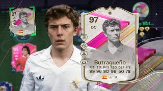 TOP 5 DEL JUEGO BUTRAGUEÑO 97 ICONO FUTTIES REVIEW  EA FC 24 ULTIMATE TEAM [upl. by Vonny]