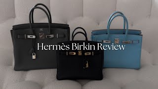 Hermès Birkin 25 vs 30 vs 35  In depth Comparison amp Review Watch before you buy [upl. by Nevaj]