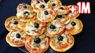 Pizza Maison Cuisson à la Poêle 🔝 Recette facile et Toooop  RAMADAN2023 [upl. by Jaunita112]