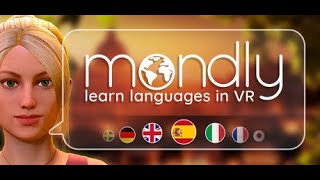 Mondly Practice Languages in VR  FAST PREVIEW APPLICATION MECHANICS  META QUEST  NO COMMENTING [upl. by Atileda]