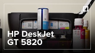 HP DeskJet GT 5820 czyli KONIEC Z ZAMIENNIKAMI do drukarki [upl. by Torres]