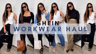 HUGE SheIn Summer Workwear Haul 2022 10 Business Casual Office Outfits That Won’t Break the Bank [upl. by Madai]