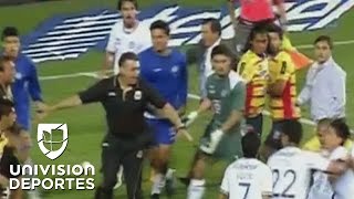 Morelia vs Cruz Azul vivieron una de las más aterradoras peleas del fútbol mexicano [upl. by Cappella762]