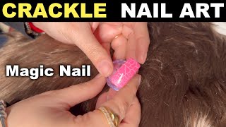 Crackle Nail Art  Delegant Nails by Nisha Verma  Nail Tutorial for Beginner [upl. by Iznekcam167]