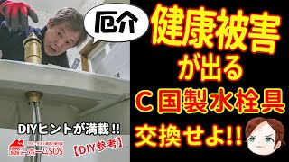 【水のトラブル】健康被害が出る危ない水栓具を交換。壊れてくれてよかった。 [upl. by Ellemaj955]