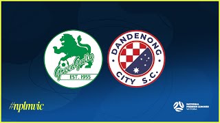 2024 NPLMVIC Round 21 Green Gully SC v Dandenong City SC [upl. by Eshelman]