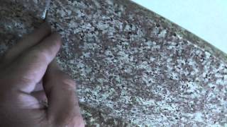 How To Install Granite Countertops On A Budget  Part 7  Seam Filling amp Sink Install [upl. by Annasiul]