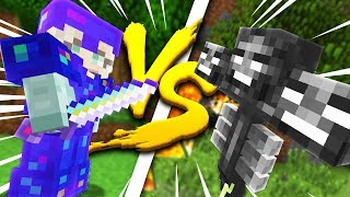 Minecraft MY GIRLFRIEND IN FULL ULTIMATE ARMOR VS THE WITHER  WHO WINS  Crazie Craft Ep 05 [upl. by Flosser]