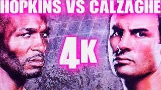 Bernard Hopkins vs Joe Calzaghe Highlights 4K [upl. by Ahtibat]