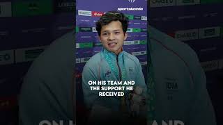 Jeremy Lalrinnungas thoughts after winning Gold at CWG 2022 shorts [upl. by Dirgni]