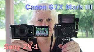 Canon G7x Mark III vs Sony ZV1 [upl. by Epp]