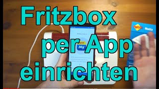 FritzBox 7590 einrichten mit der MyFritz App  DSL einrichten mit Internet verbinden WLAN ändern [upl. by Aschim117]