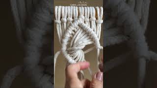 Macramê para cortinas e painéis tutorialmacrame passoapassomacramê macrame macramè [upl. by Thacher]