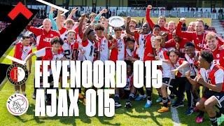 Feyenoord O15 KAMPIOEN na KRANKZINNIGE COMEBACK  Highlights Feyenoord O15  Ajax O15 [upl. by Javed743]