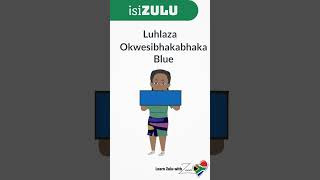 Learn Zulu Colors  Full video on channel Zulu learnzulu isizulu southafrica languagelearning [upl. by Remy]