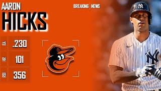 BALTIMORE ORIOLES Aaron Hicks ᴴᴰ [upl. by Aroon]