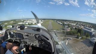 Landing with dangerous turbulences in Speyer EDRY [upl. by Morrie987]