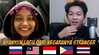 Singing Songs from Strangers Country 🇮🇩 🇲🇾 🇵🇭 🇹🇭 🇷🇺  Singing Reaction Ome TV Internasional [upl. by Leroj661]