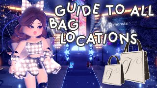 guide to ALL shopping bag LOCATIONS in the SHOPPING BAG quest royale high 🛍 [upl. by Eisler593]