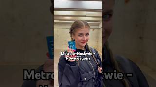 METRO W MOSKWIE moskwa rosja polkawmoskwie podróże viral dlaciebie metro metrowmoskwie [upl. by Bertle517]