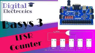 12 LFSR Counter Implementation on Basys 3 FPGA Board  Verilog  StepbyStep Instructions [upl. by Galvin]