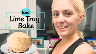 EASY LIME TRAY BAKE CAKE RECIPE  QUICK AND DELICIOUS [upl. by Goodyear]