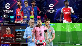 eFootball PES 2025 PPSSPP ORIGINAL ISO DOWNLOAD  PES 2025 PSP FULL KITS 25 amp TRANSFERS 4K GRAPHICS [upl. by Nylloh]