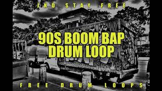 FREE BOOM BAP DRUM LOOP [upl. by Nnaid]