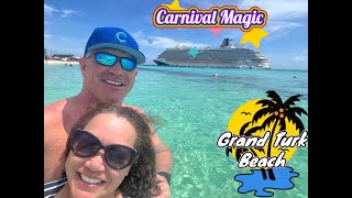 GRAND TURK BEACH and MARGARITAVILLE Tour cruiselife carnivalcruise carnivalmagic highlights [upl. by Gilpin]