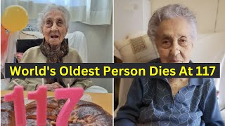 Worlds Oldest Person Dies at Age 117  maria branyas morera [upl. by Inahpit]