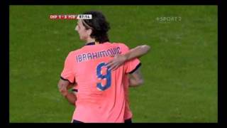 Ibrahimovic Goal Barcelona 31 Deportivo  HD NEW [upl. by Fulmis127]