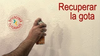 Reparar gotelé o estucado con spray Bricocrack [upl. by Vitkun]