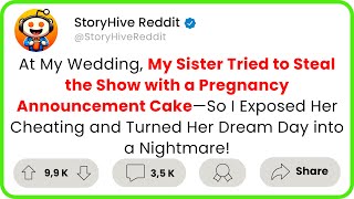 At My WeddingMy Sister Tried to Upstage Me with a Pregnancy Reveal—So I Exposed Her Shocking Secret [upl. by As660]