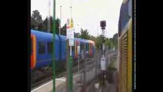 Diesel 10 thrashes SWT Desiro  Alton 14813 Thomas Tank Gala [upl. by Winebaum]