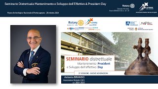 SEMINARIO distrettuale Mantenimento e Sviluppo dell’effettivo President Day [upl. by Rutter261]