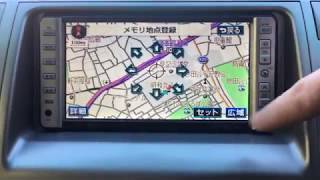 Toyota Estima Navi aftermarket how to use Tokyo Japan 2017 [upl. by Pip758]