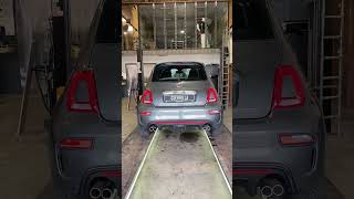 Abarth 595 With Competizione Exhaust  Installed by Guerrilla Exhaust [upl. by Erbua]