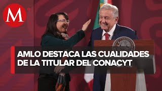 AMLO destaca tres cualidades de María Elena ÁlvarezBuylla quotHa sido muy maltratadaquot [upl. by Wong388]