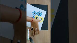 Thumb PaintingThumb Painting Ideas  shorts shortsfeed viralvideos [upl. by Curcio]