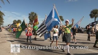 St Augustine Christmas Parade 2013 [upl. by Llyrpa]