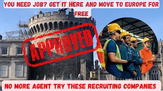 MOVE TO EUROPE UK FOR FREE  WORK IN EUROPE SEND CV TO BE RECRUITED [upl. by Tomasina]