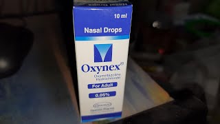 Oxynex Nasal Drops 10ml Review [upl. by Arahset]