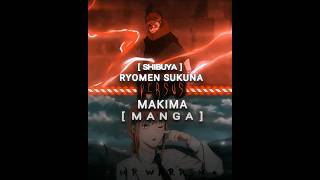 Shibuya arc Ryomen Sukuna Vs Makima  Manga   EditWiss Style dbsociety legendssquadjjk [upl. by Shelah]