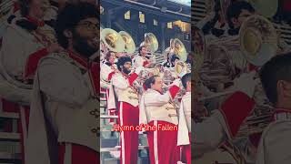 The Cornhusker Marching Band cmb collegeband huskers hymntothefallen veteransday [upl. by Yesnel]