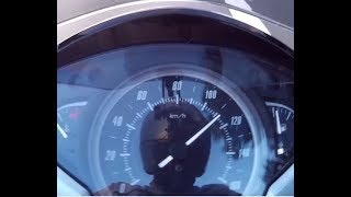 Honda sh125i 2017 Top Speed Stock [upl. by Notslar]