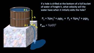 The Bernoulli Equation Fluid Mechanics  Lesson 7 [upl. by Enomahs]