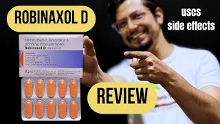 Robinaxol d tablet uses in hindi  Methocarbamol 500mg uses side effects [upl. by Anaihsat444]