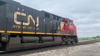 CN L501 at Garnet Yard in Hagersville Ontario [upl. by Johen701]