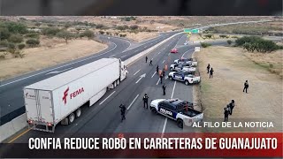 Estrategia CONFIA reduce un 50 el robo en carreteras de Guanajuato [upl. by Araed238]