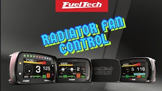 RADIATOR FAN CONTROL FOR FT450FT600 USING YELLOW OR BLUE OUTPUTS fueltech diy race [upl. by Vento]